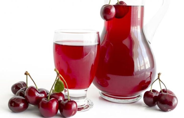You can follow the drink diet by eating berry compote