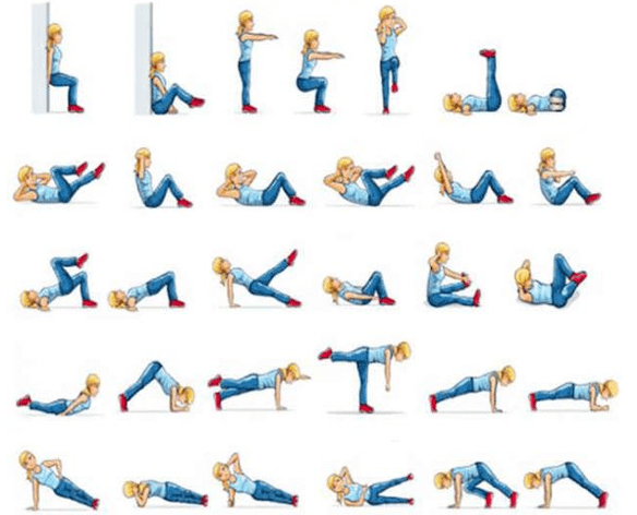 Exercises losing weight at home